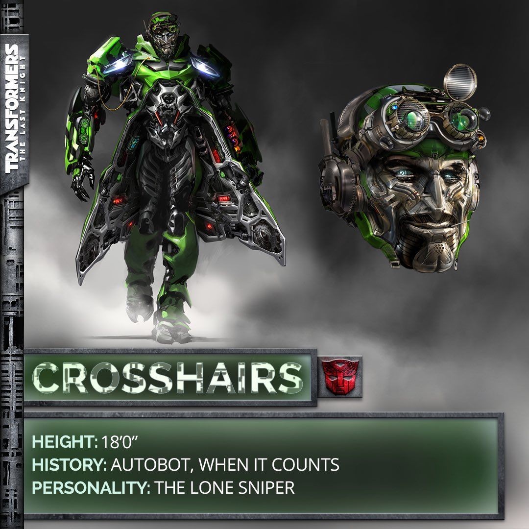 Transformers: The Last Knight Crosshairs Artwork