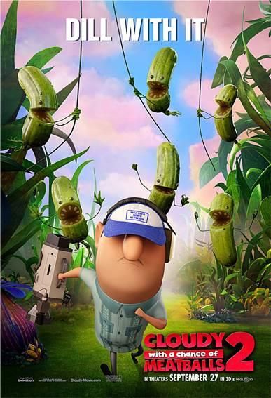 Cloudy With a Chance of Meatballs 2 Poster 3