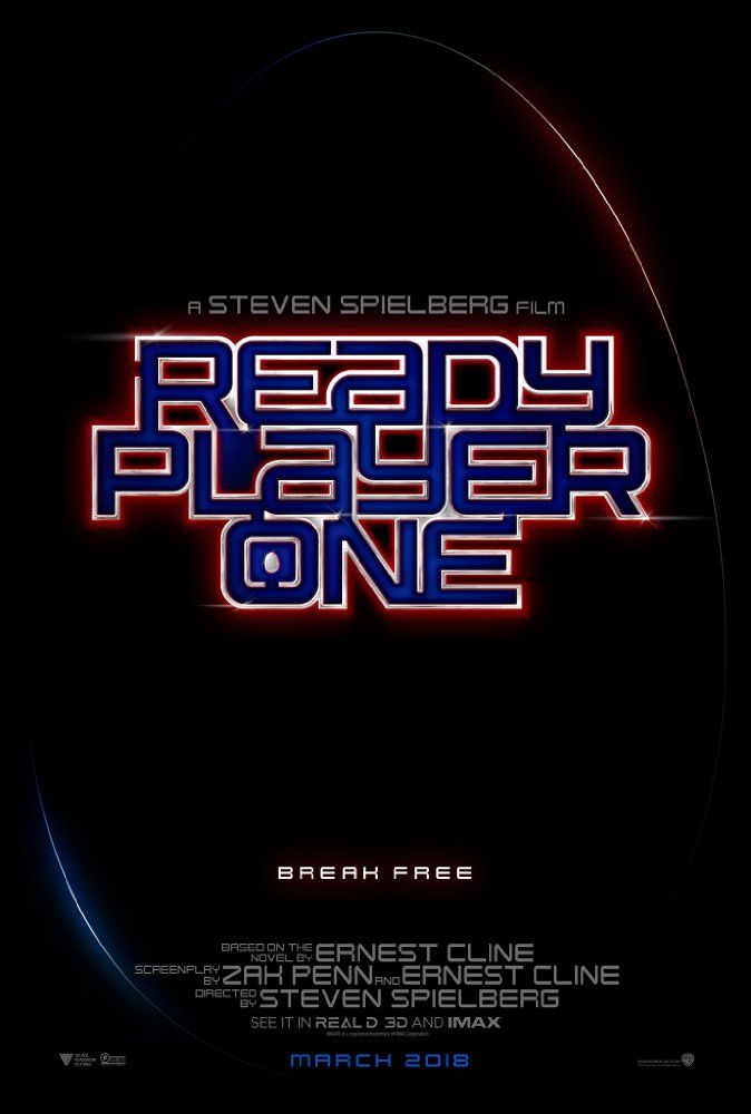 READY PLAYER ONE 2"x3" MOVIE POSTER FRIDGE MAGNET spielberg 1 scifi book 