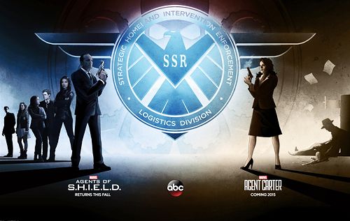Agents of SHIELD and Agent Carter Comic-Con 2014 Poster