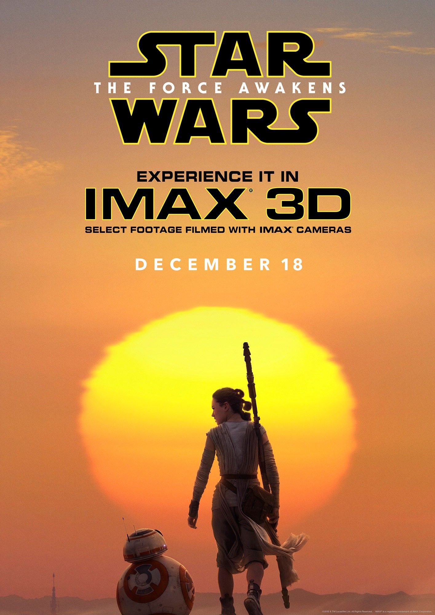 Star Wars The Force Awakens IMAX Poster