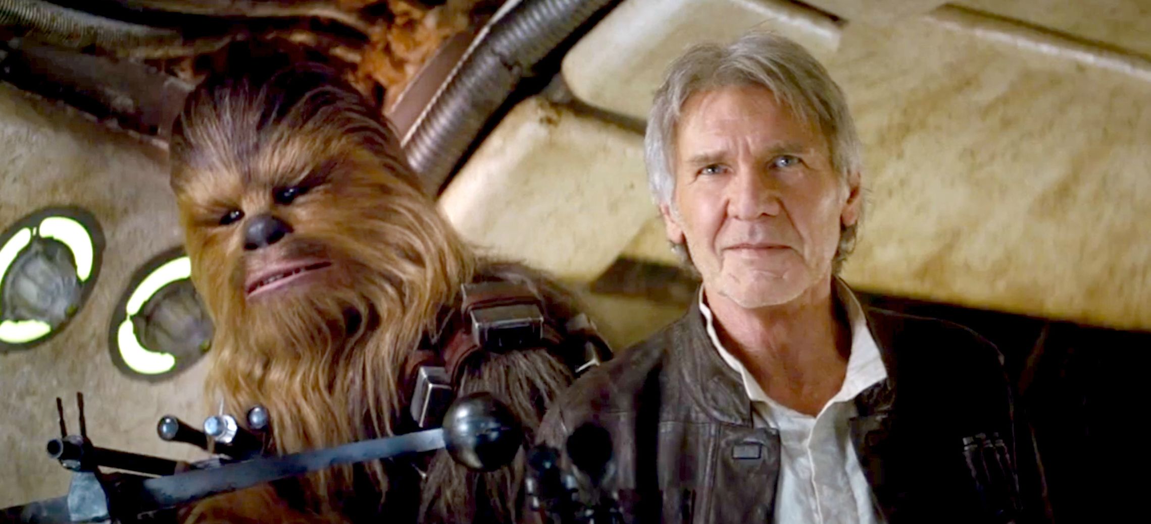Star Wars 7 Han Solo and Chewbacca Photo