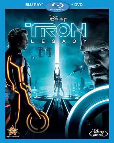 Tron: Legacy two-disc Blu-ray artwork