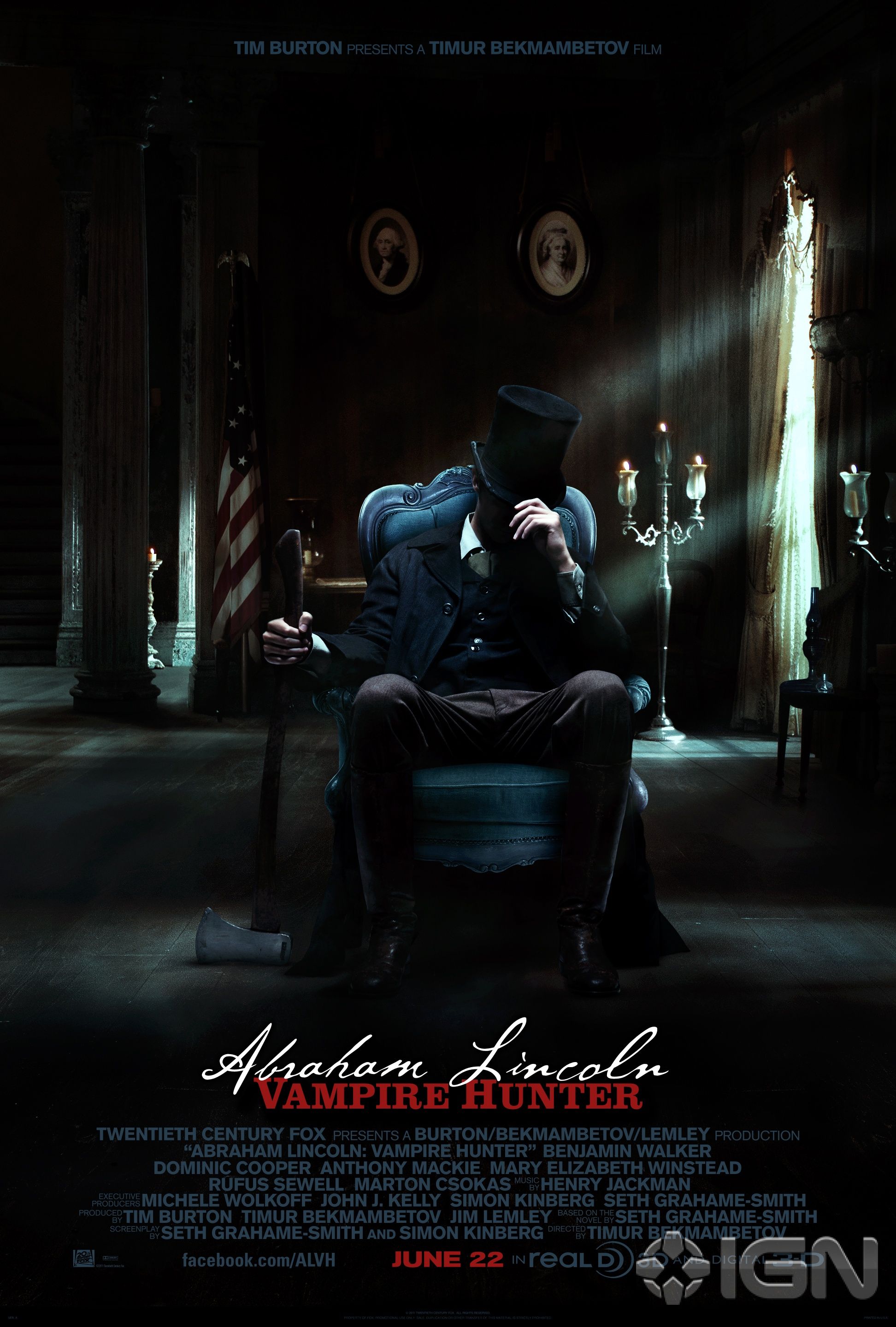 Abraham Lincoln: Vampire Hunter Poster #2