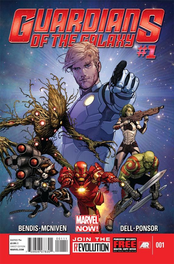 Guardians of the Galaxy Iron Man Comic Book Cover