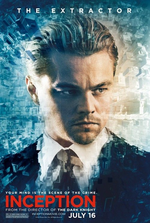 Inception Leonardo DiCaprio character poster