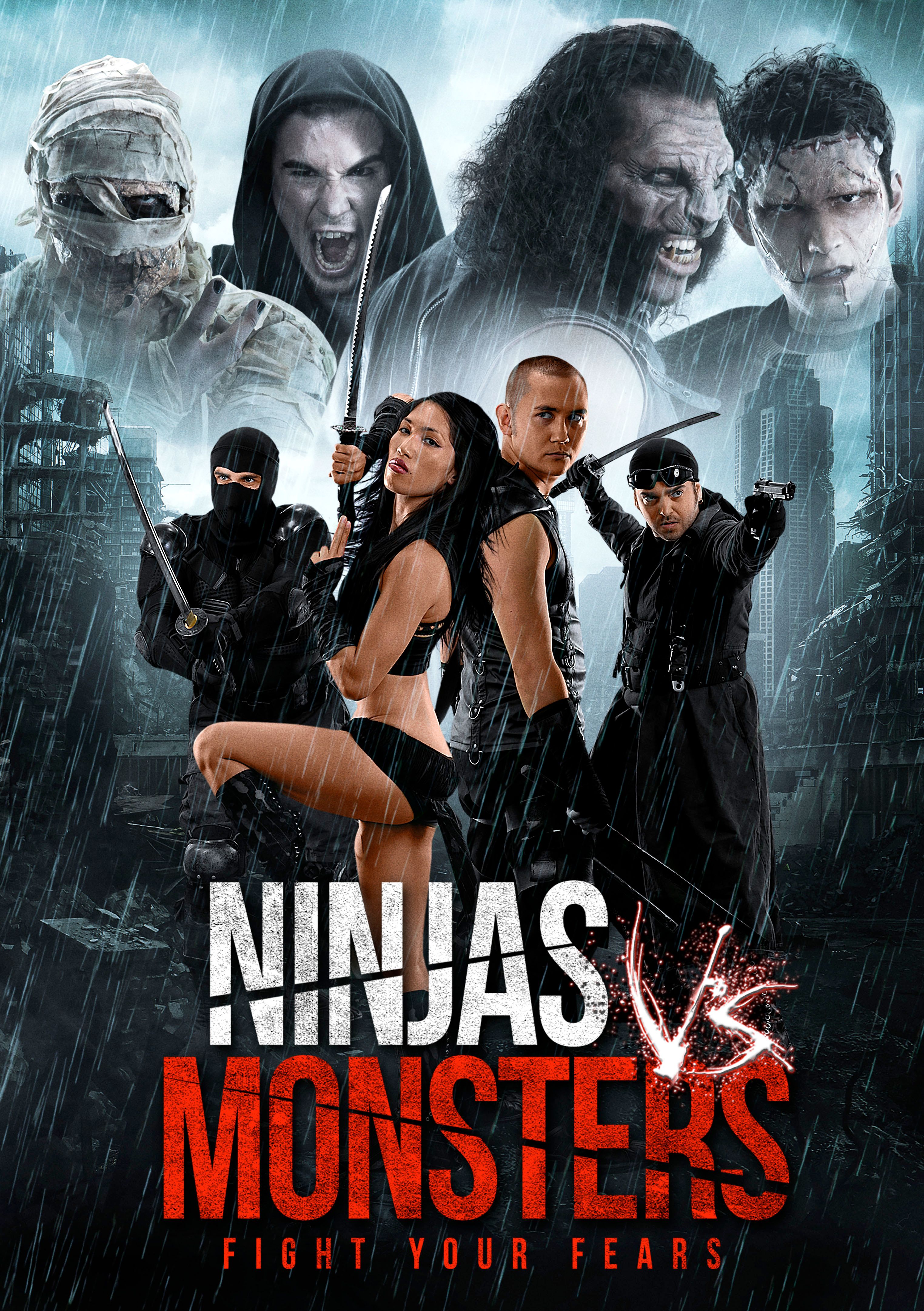 Ninjas vs Monsters Poster