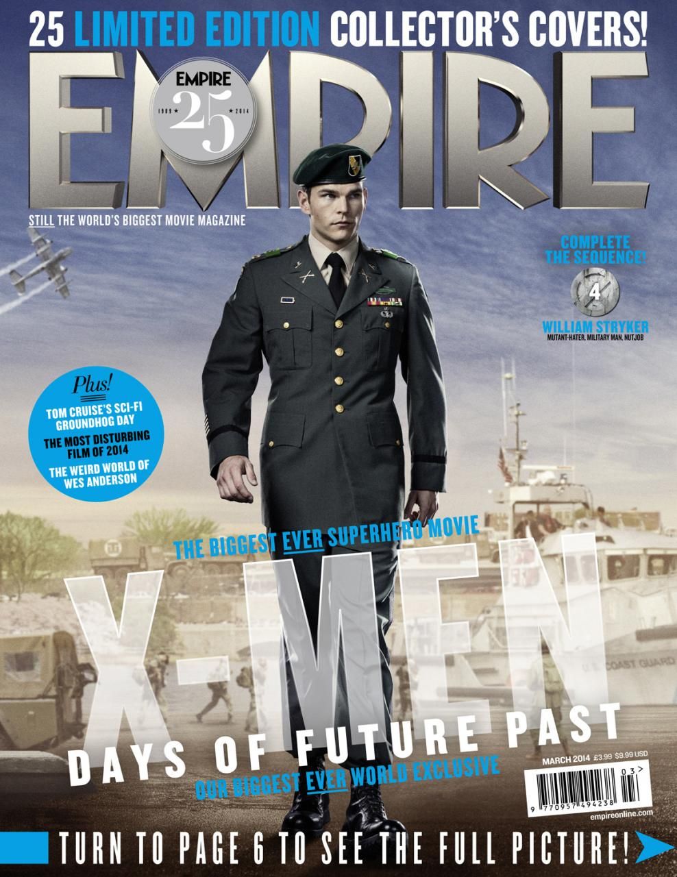 X-Men: Days of Future Past William Stryker Empire Cover