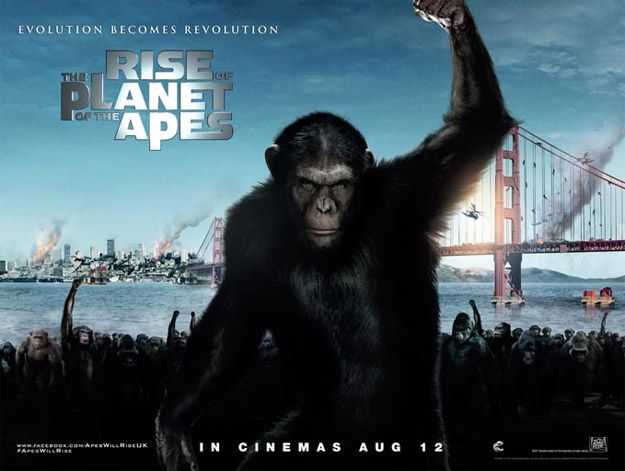 Rise of the Planet of the Apes Quad