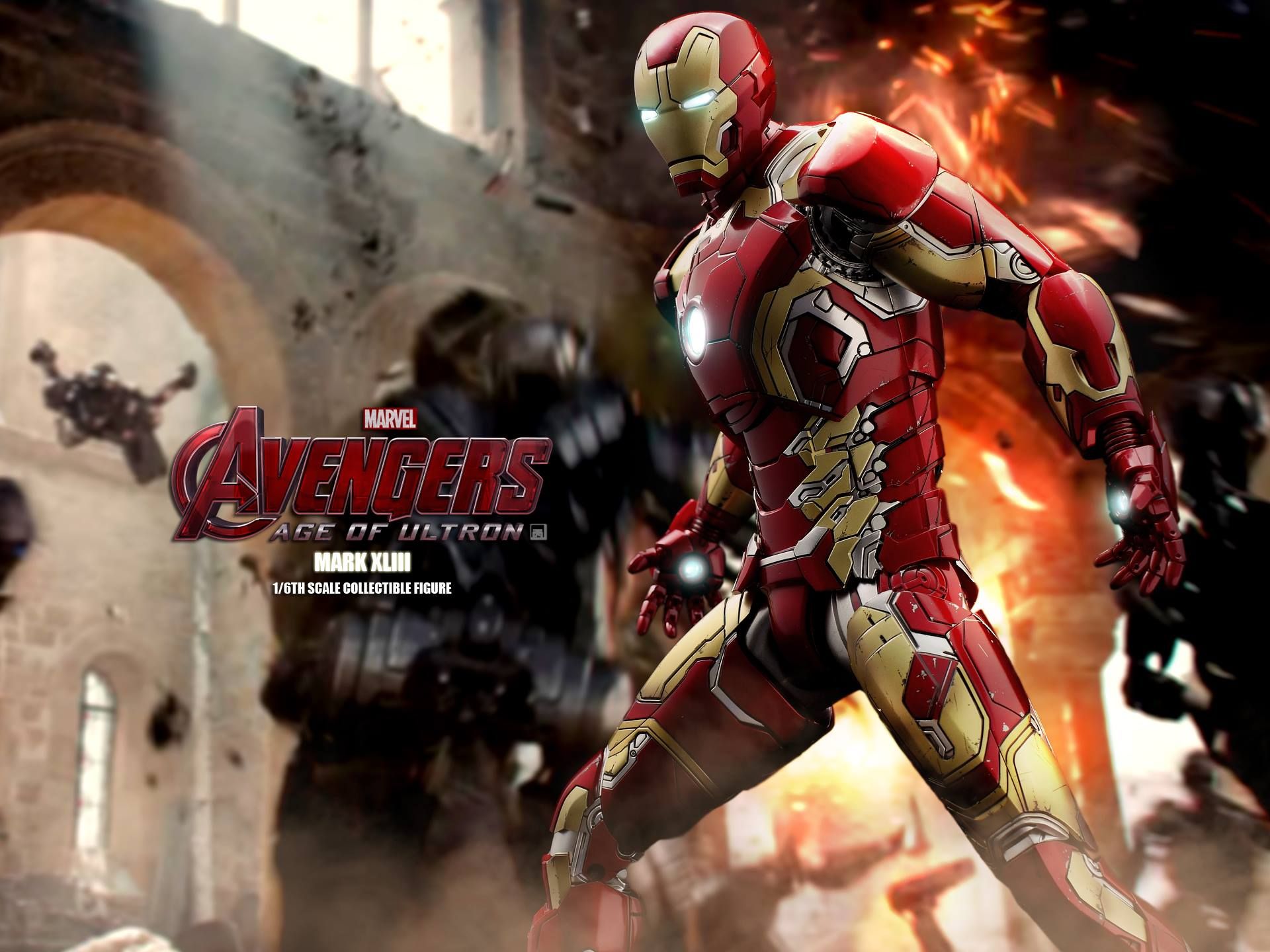 Avengers 2 Iron Man Mark XLIII Action Figure Photo 14