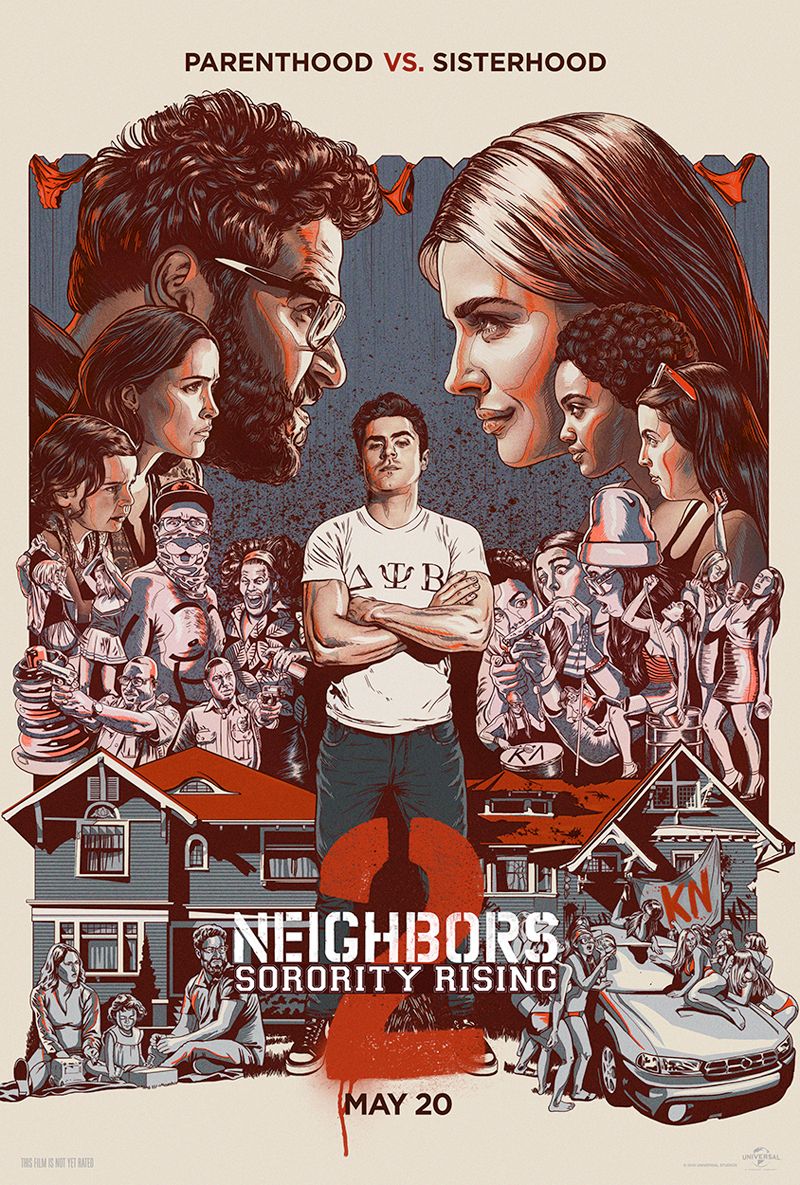 Neighbors 2: Sorority Rising Poster