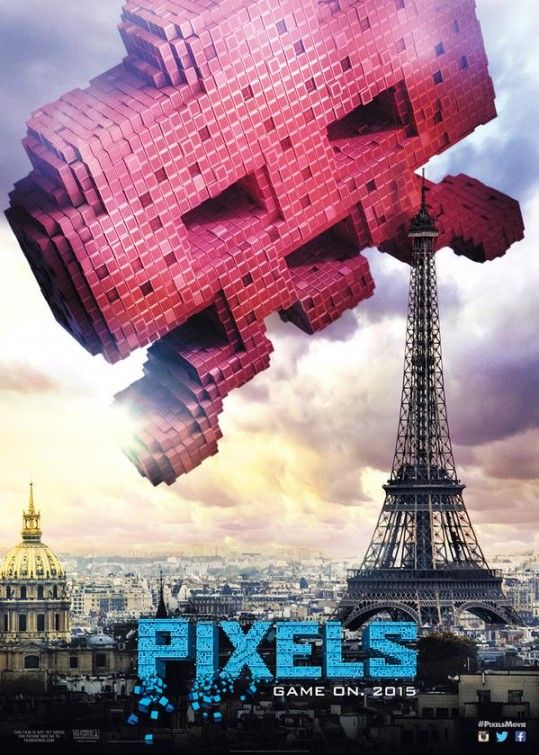 Pixels Space Invaders Poster