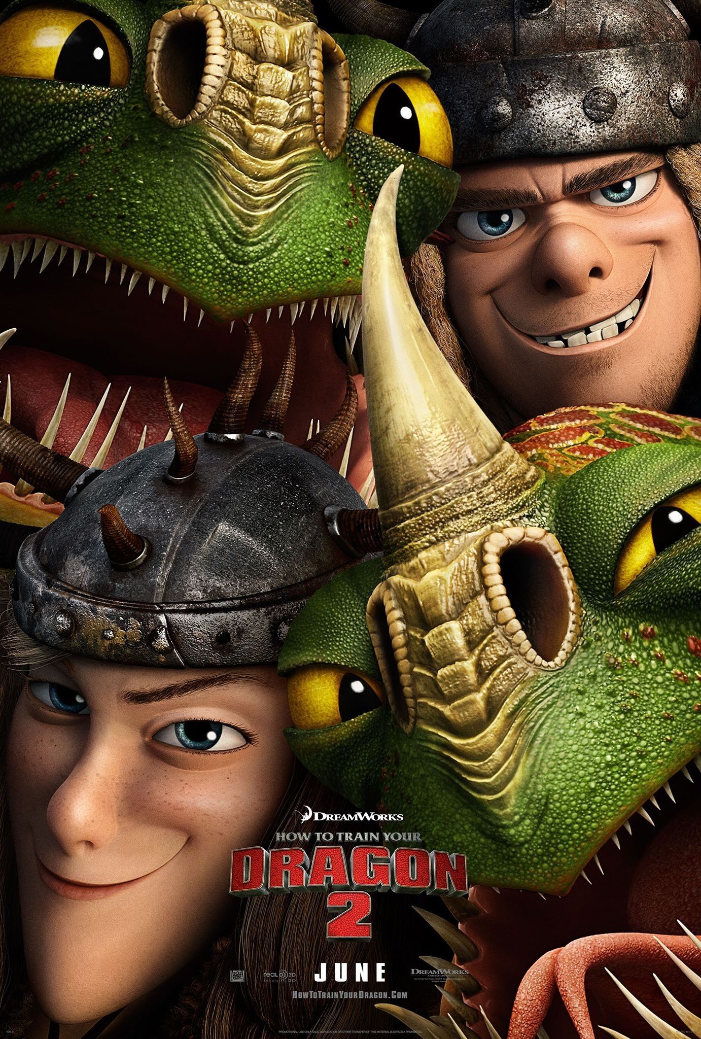 How to Train Your Dragon 2 Ruffnut and Tuffnut Poster