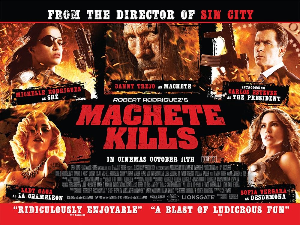 Machete Kills UK Quad Poster