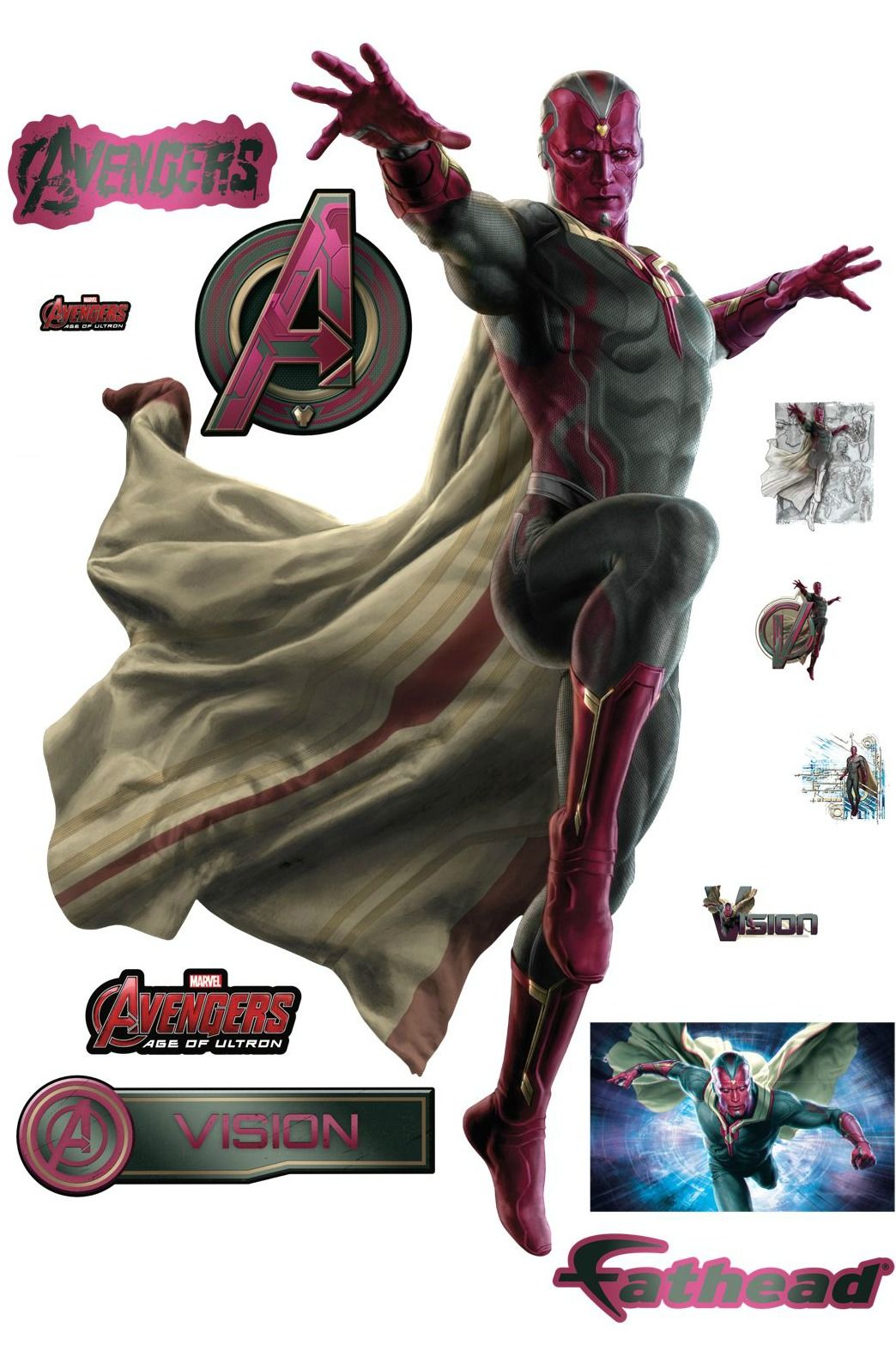 Avengers 2 Fathead Decals 14
