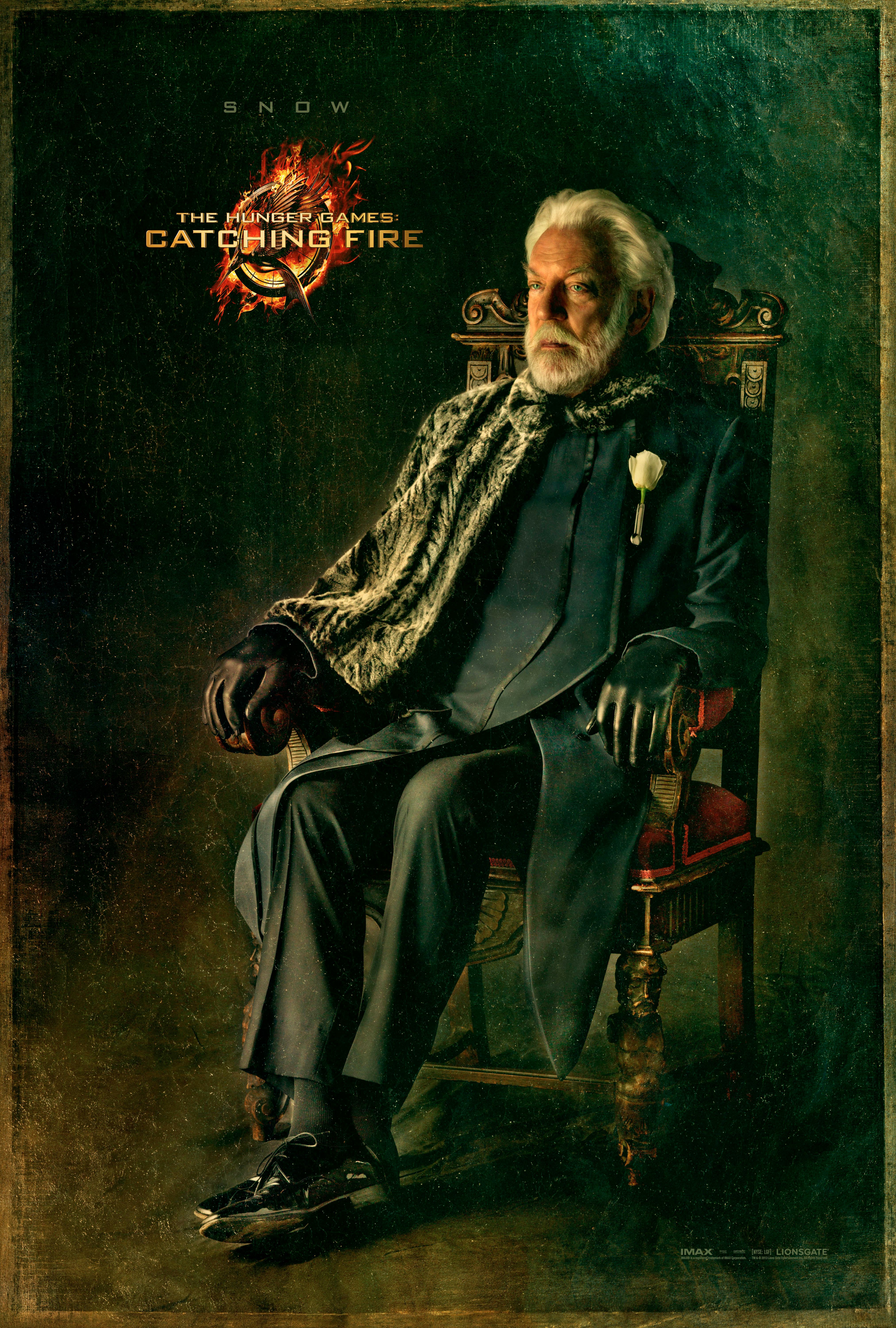 The Hunger Games: Catching Fire Corolianus Snow Capitol Portrait