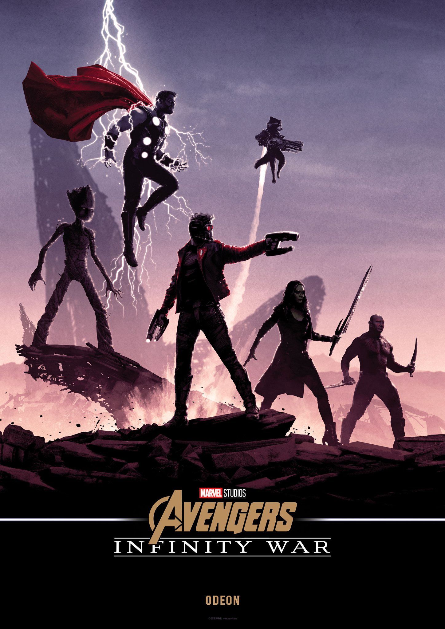 Avengers Infinity War Odeon Poster #1