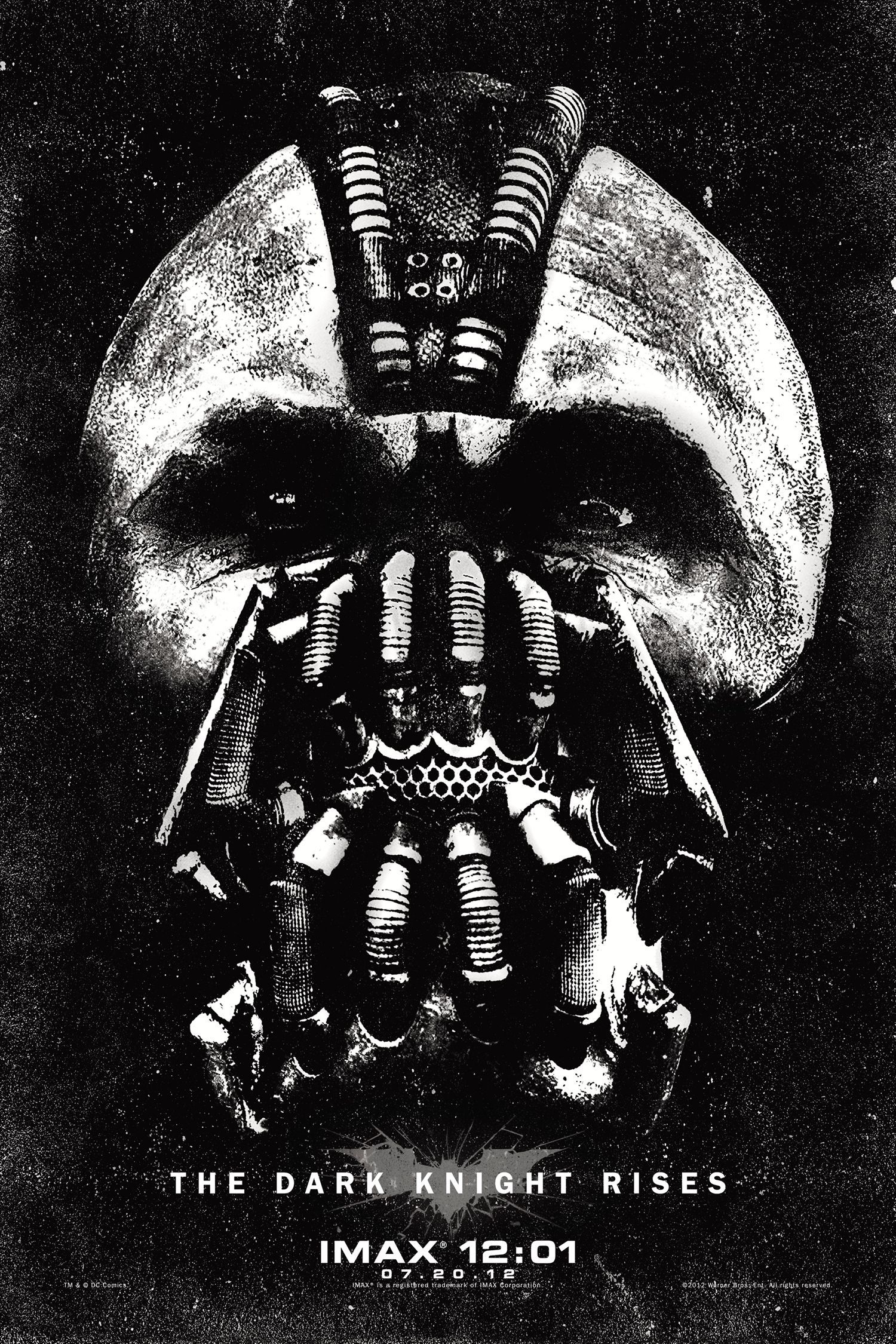 The Dark Knight Rises Bane Midnight IMAX poster