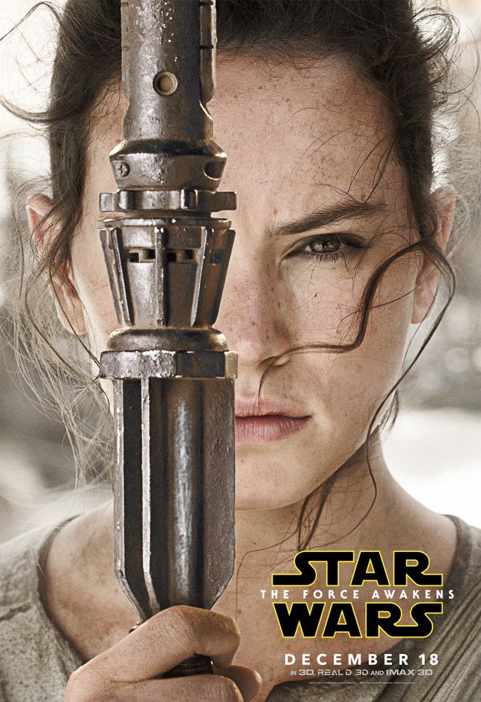 Star Wars 7 Character Poster Rey