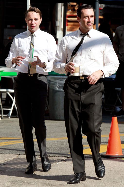 Mad Men Season 5 Vincent Kartheiser and Jon Hamm Photo