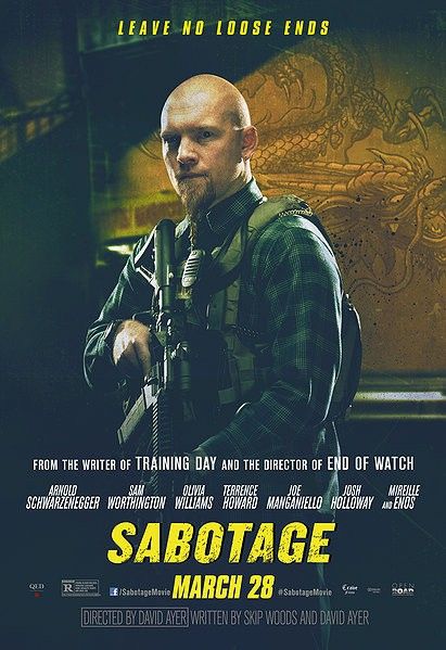 Sabotage Sam Worthington Character Poster