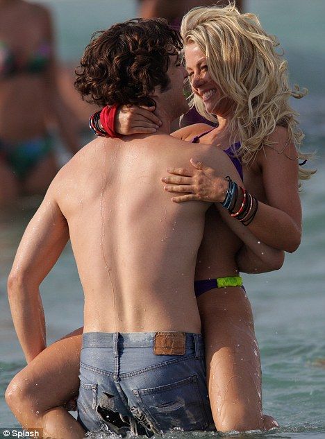 Julianne Hough on the set of Rock of Ages #3