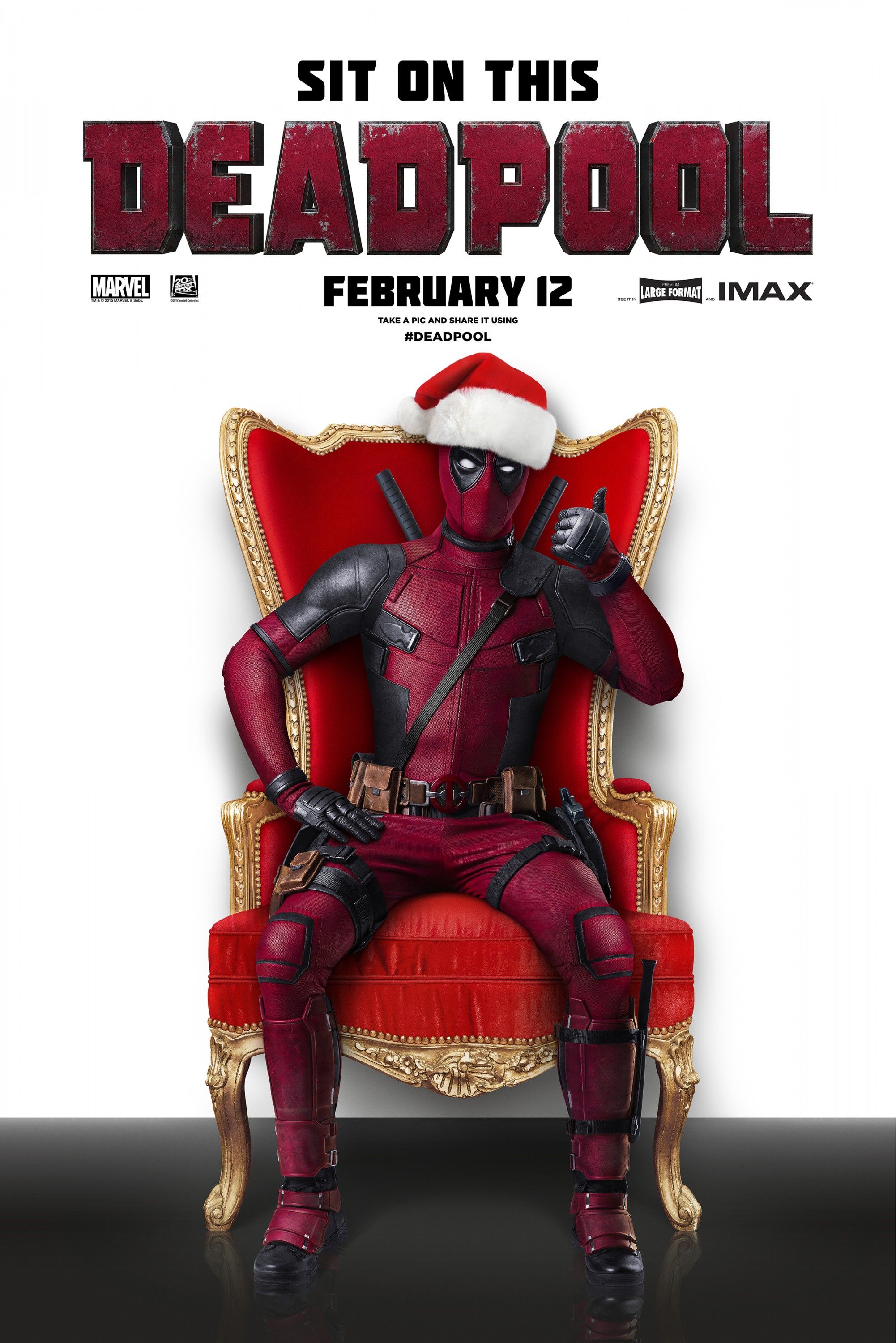Deadpool Santa Poster