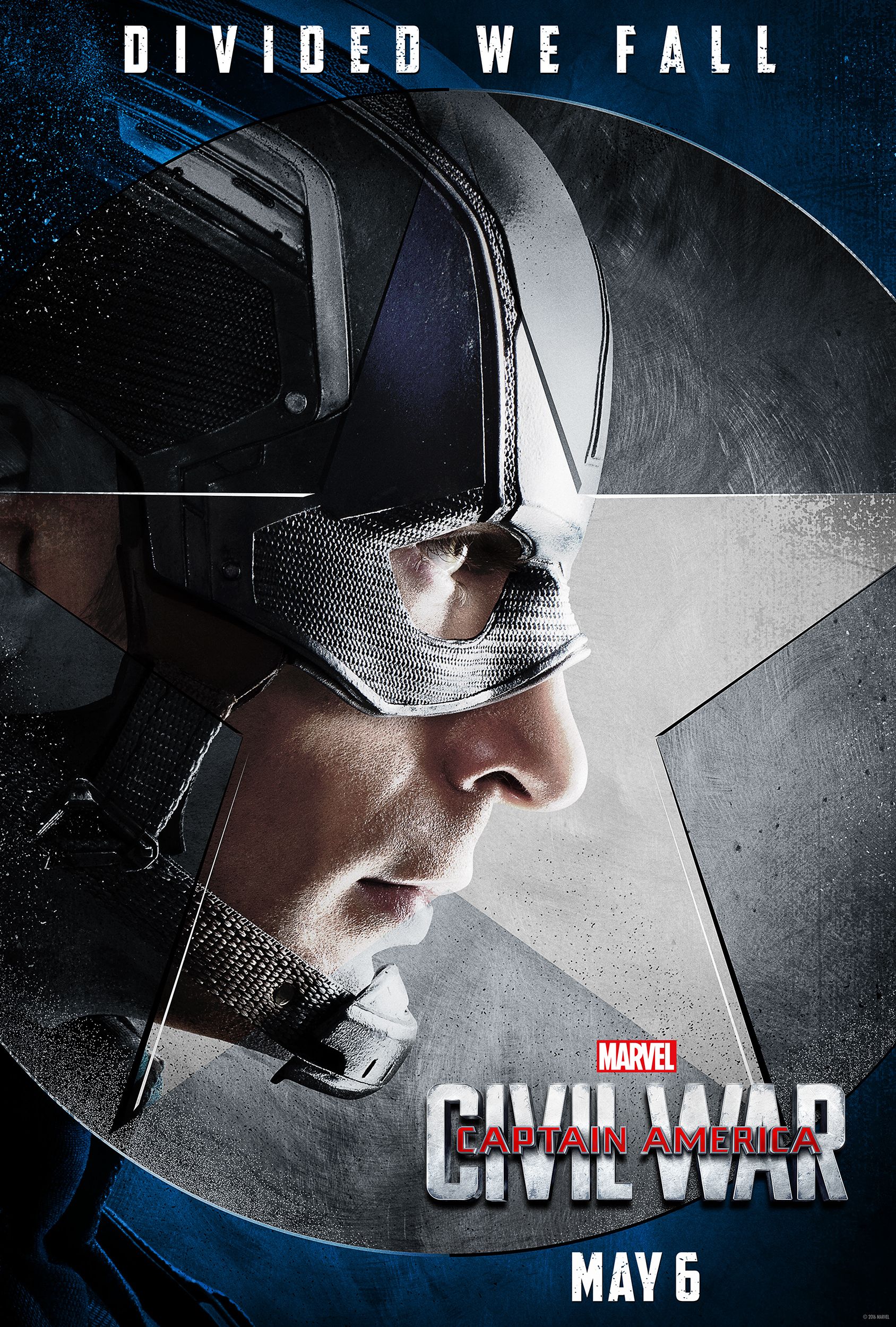 Captain America Civil War Steve Rogers Poster