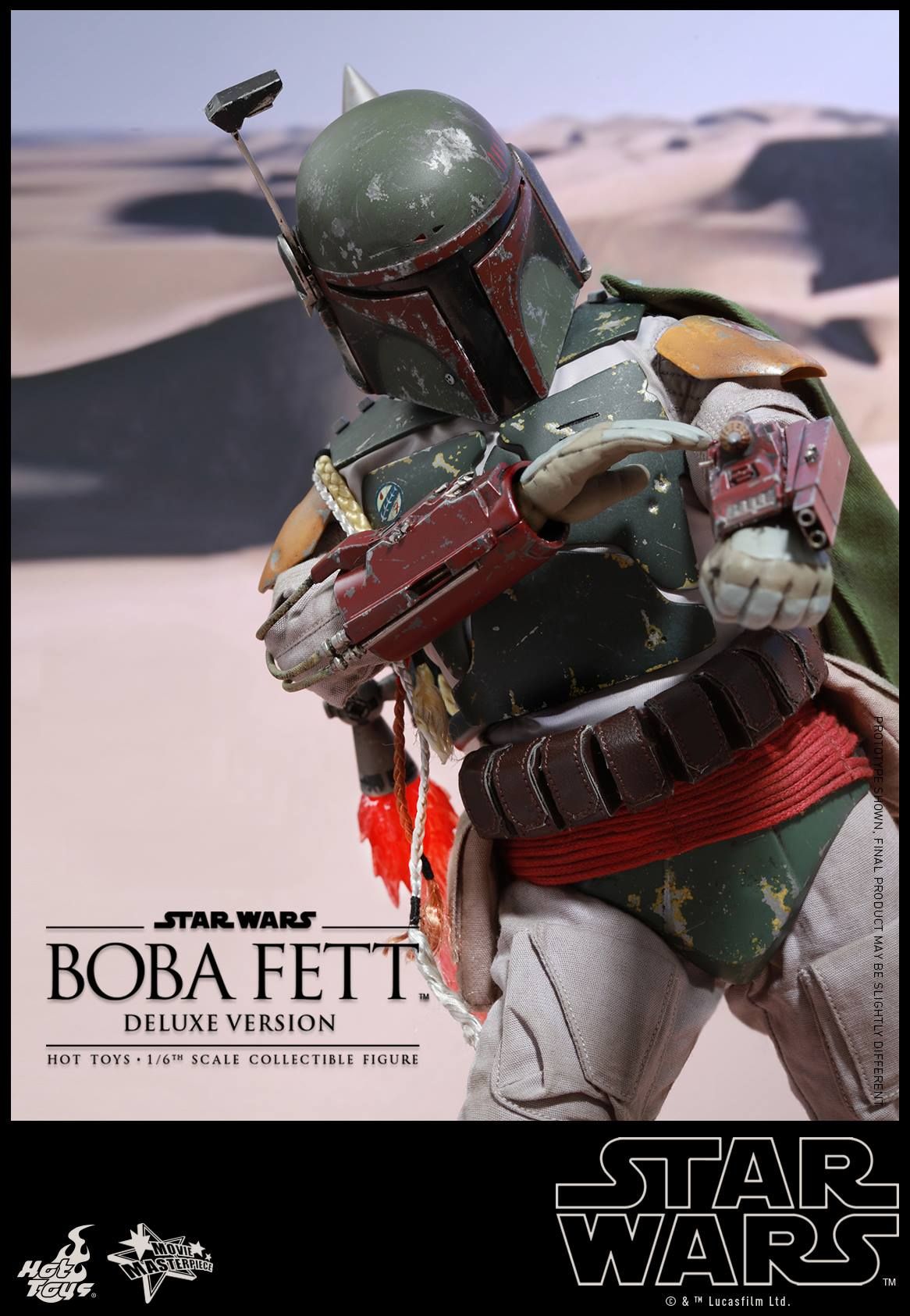 Star Wars Boba Fett Hot Toys Deluxe Figure 4