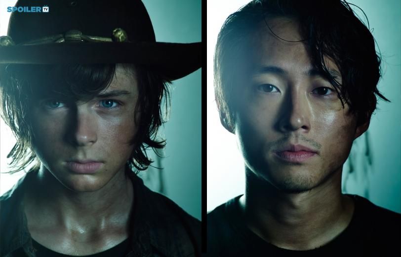 The Walking Dead Season 5 Carl and Glenn Poster