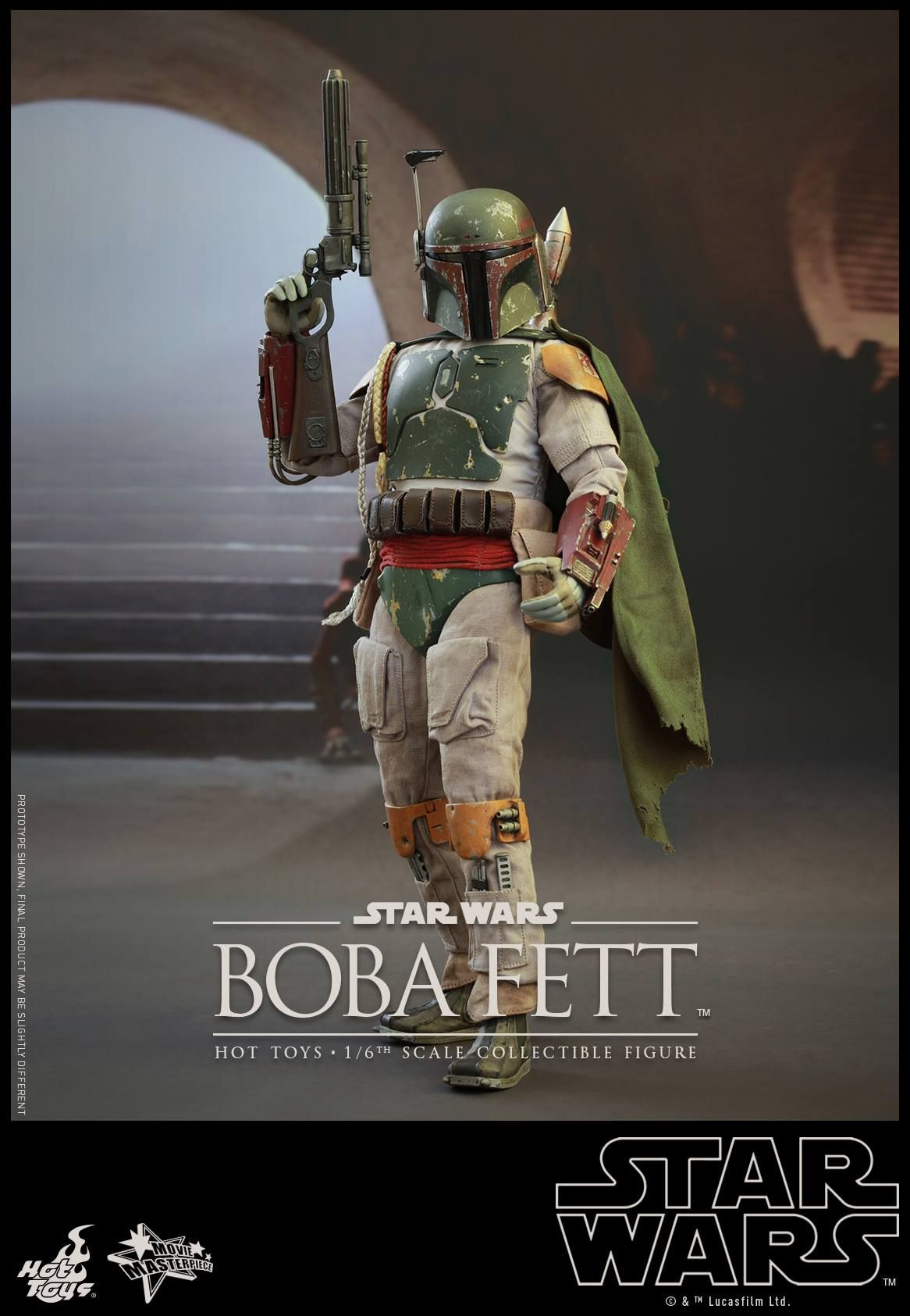 Star Wars Boba Fett Hot Toys Deluxe Figure Is Here