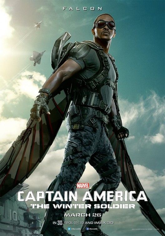 Falcon Captain America: The Winter Soldier Poster