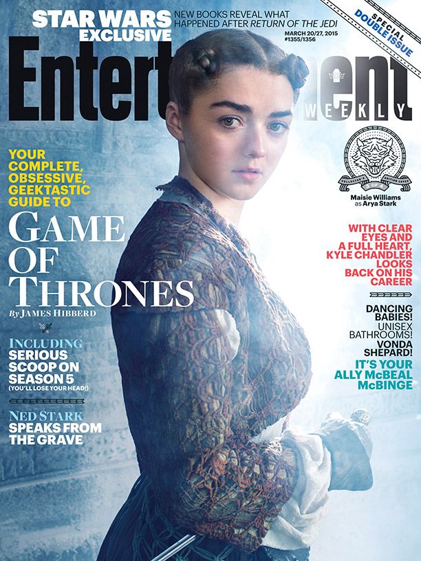 Game of Thrones Maisie Williams EW Cover