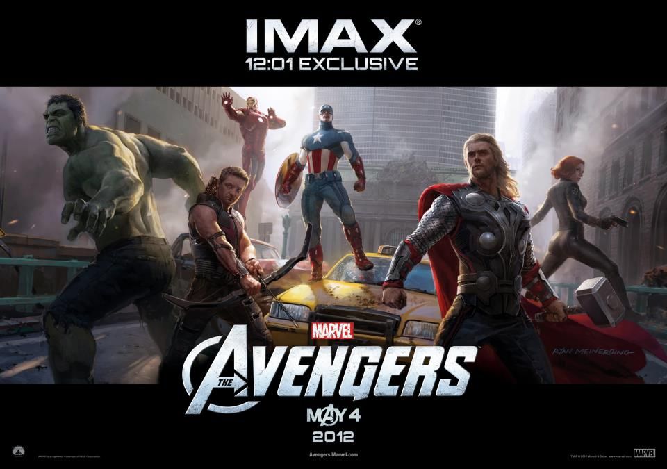 IMAX Midnight Marvel's The Avengers Poster