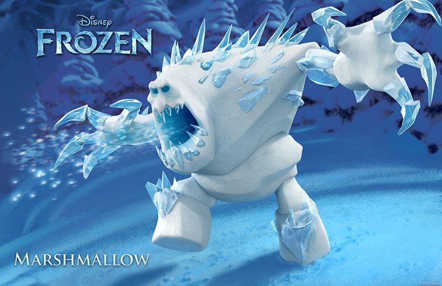 Frozen Marshmallow Character Photo