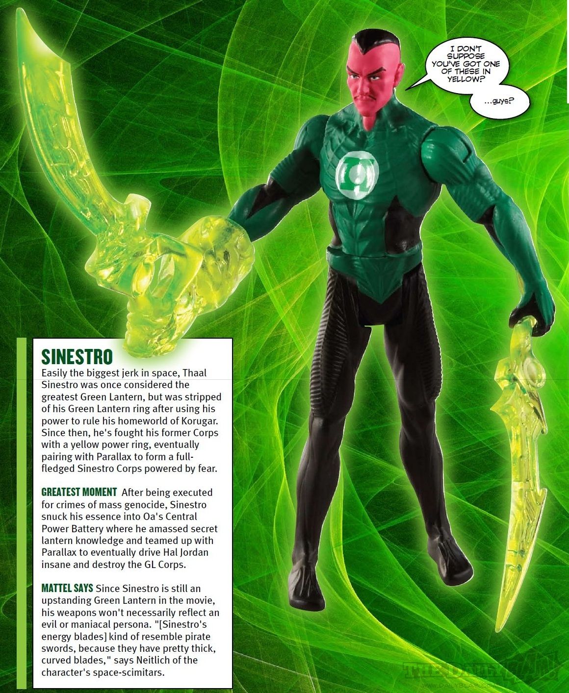Green Lantern Sinestro Action Figure
