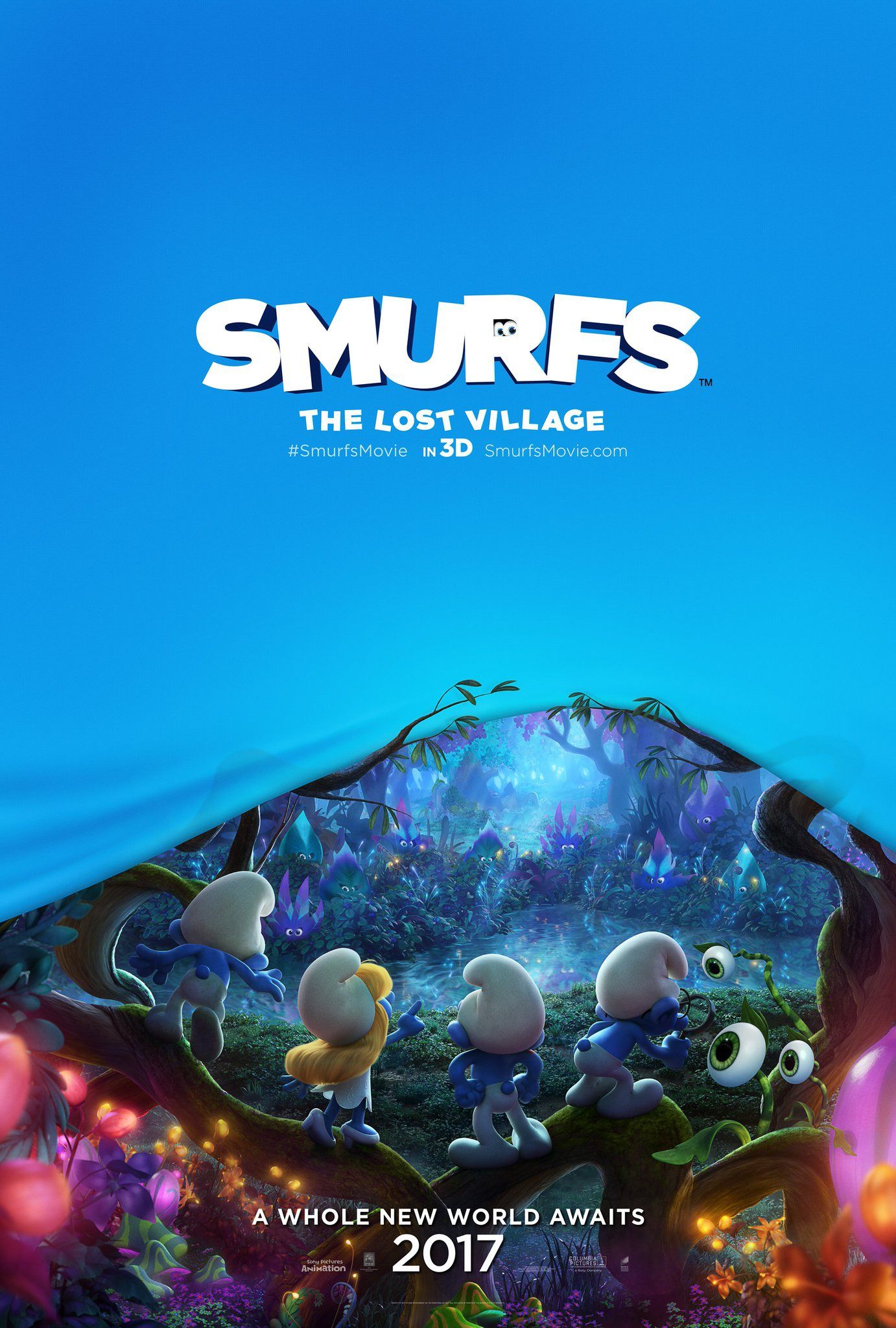 Smurfs Lost Village Poster