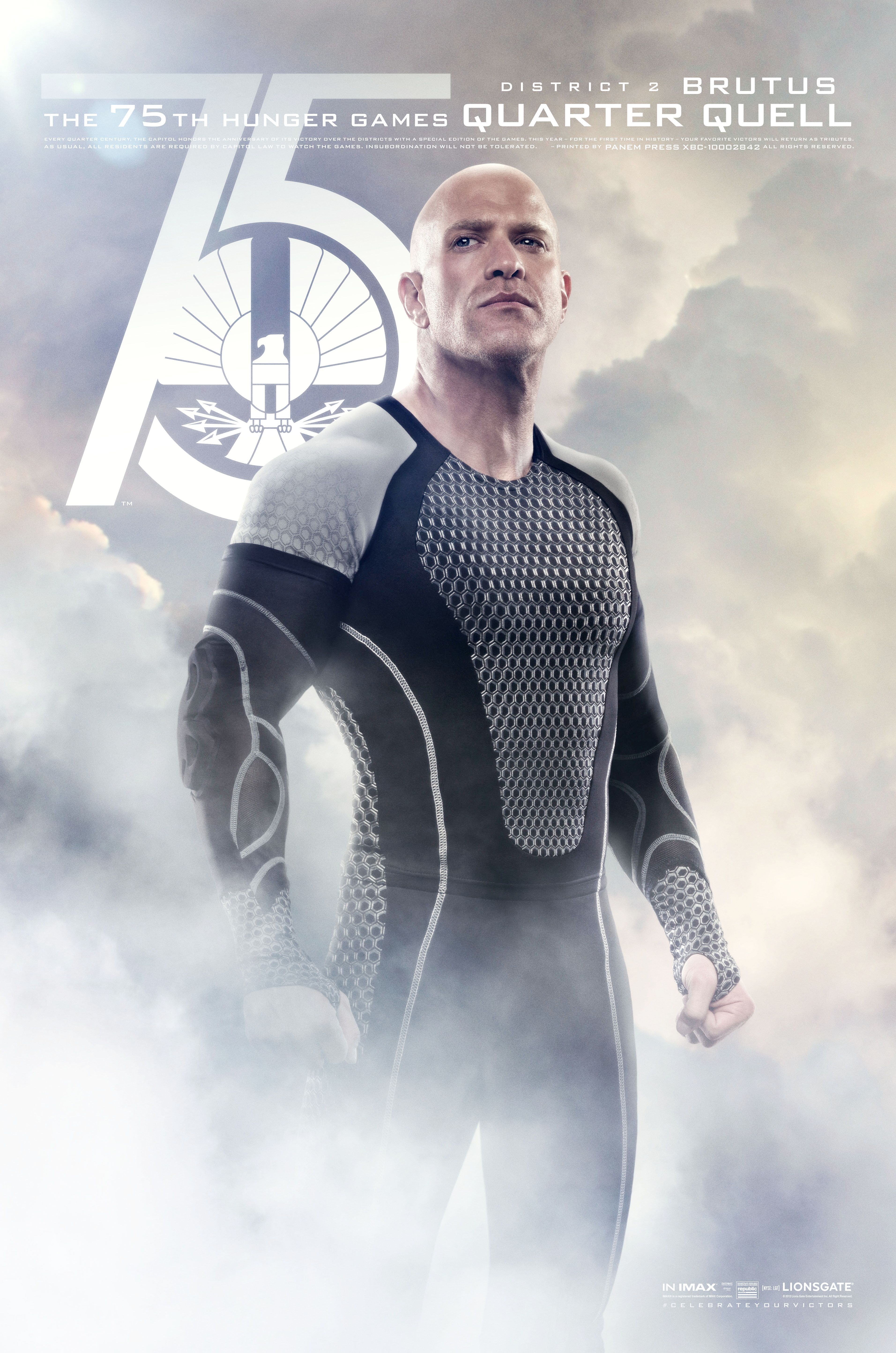 The Hunger Games Catching Fire Brutus Poster