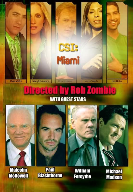 CSI: Miami Rob Zombie Episode
