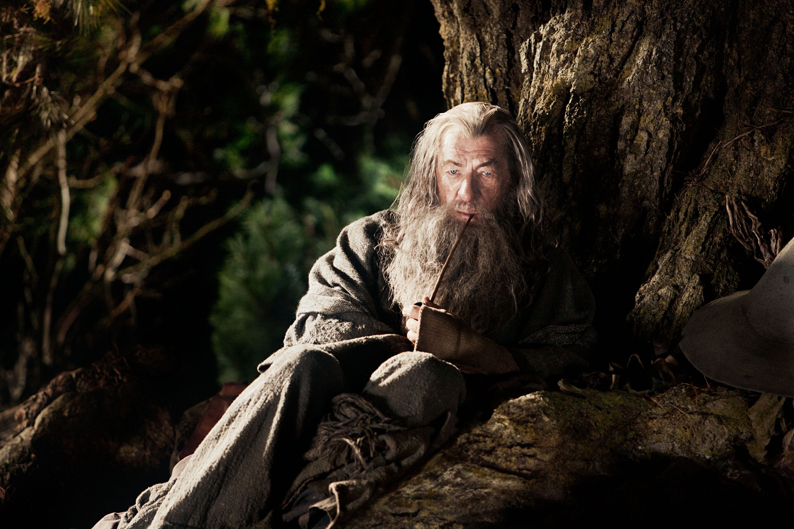 Ian McKellen as Gandalf in The Hobbit