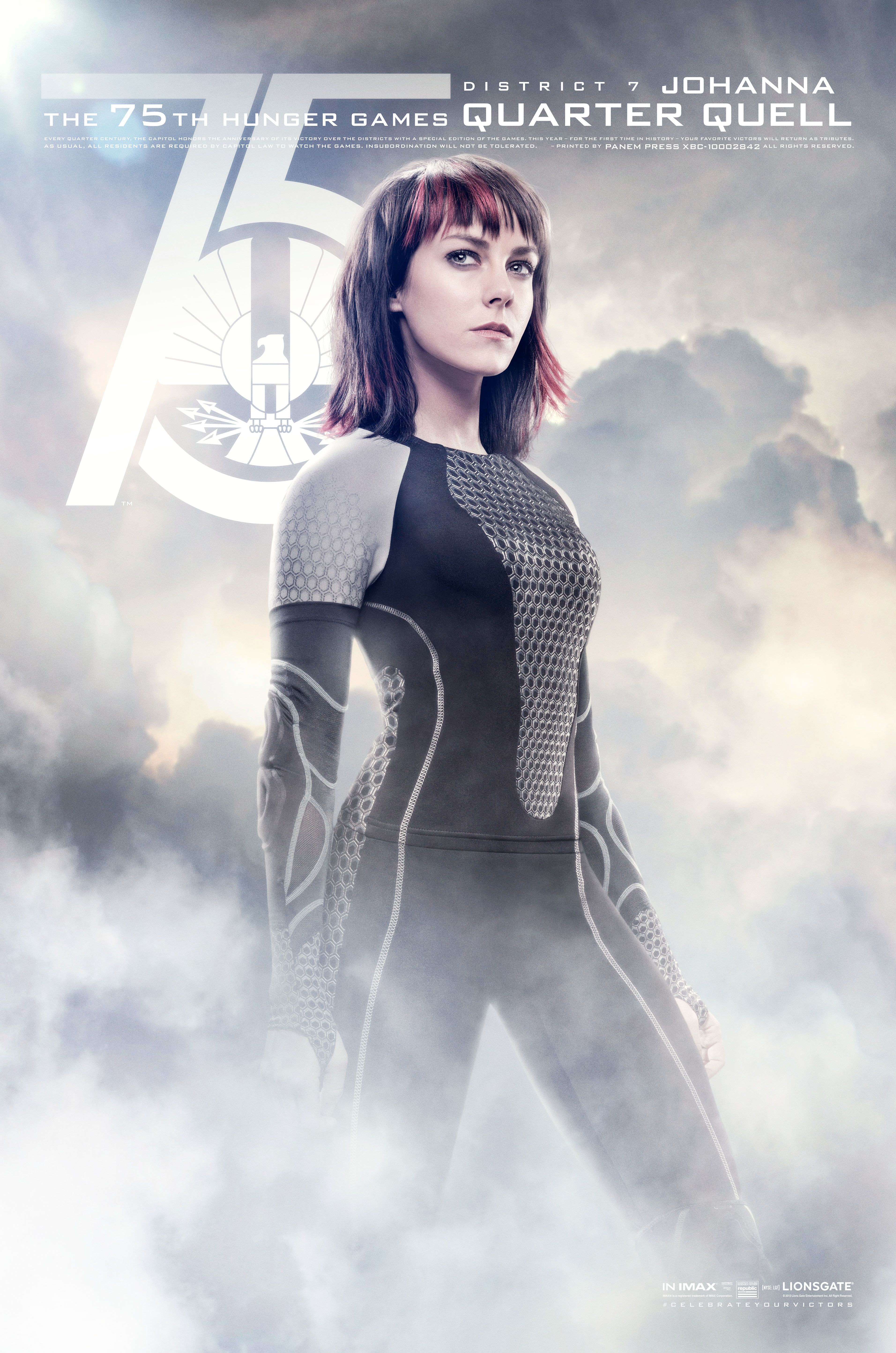 The Hunger Games Catching Fire Johanna Mason Poster
