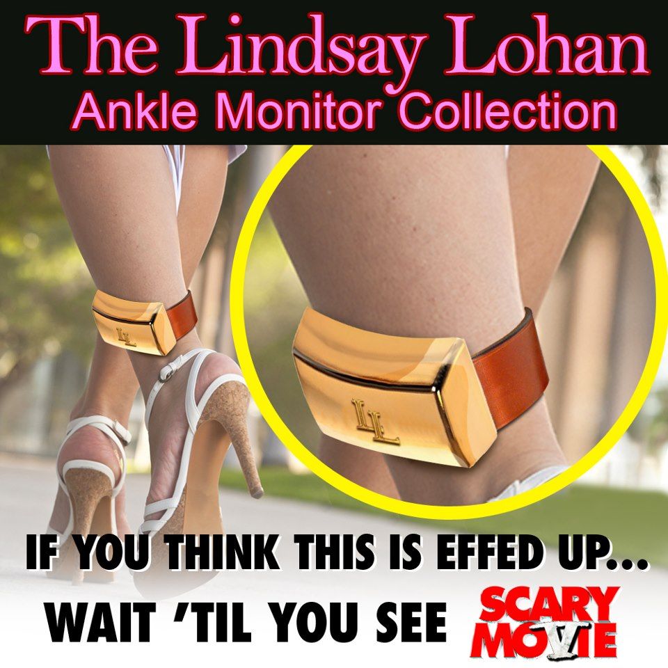 Lindsay Lohan Ankle monitor Collection photo