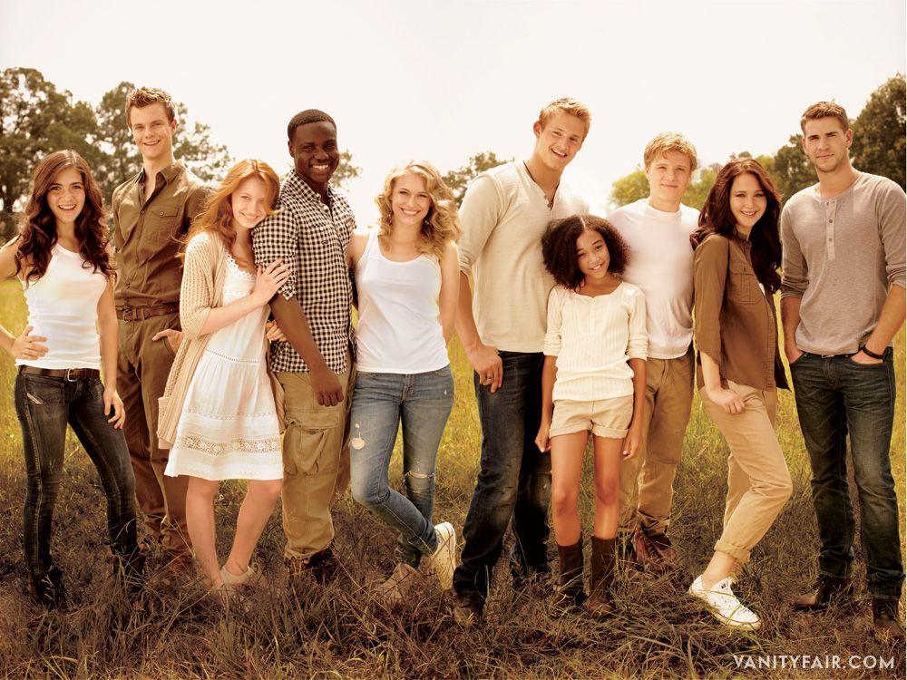 The Hunger Games Interactive Cast Photo