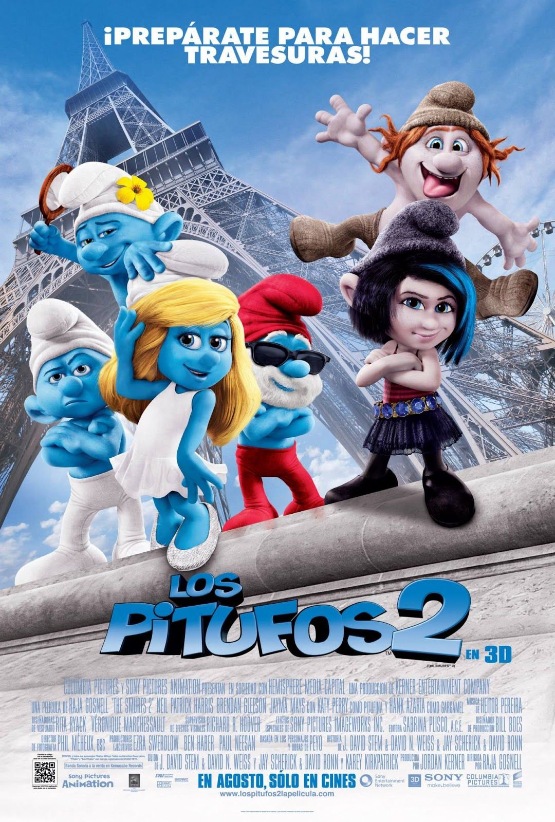 The Smurfs 2 International Poster