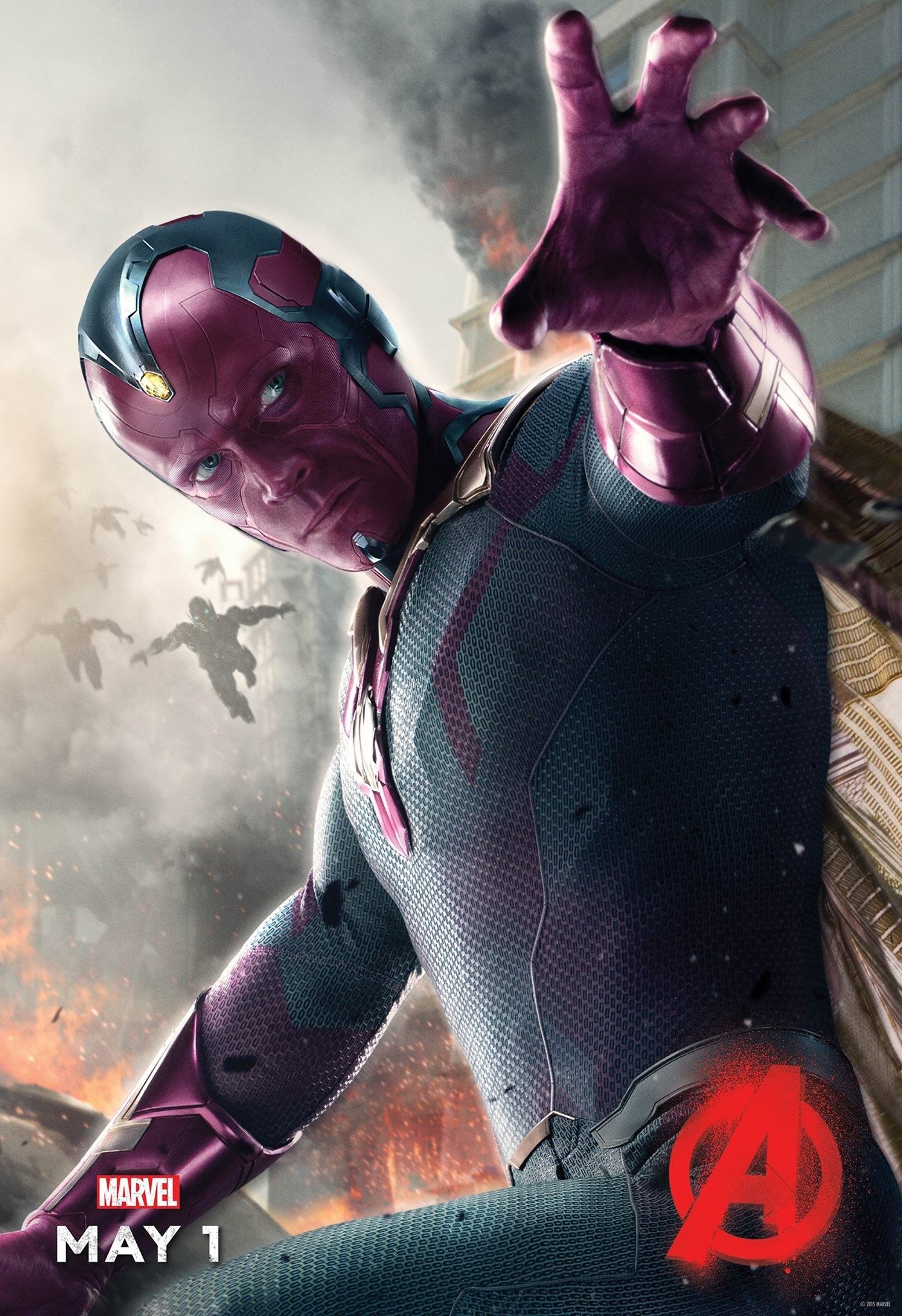 Avengers 2 Vision Character Poster