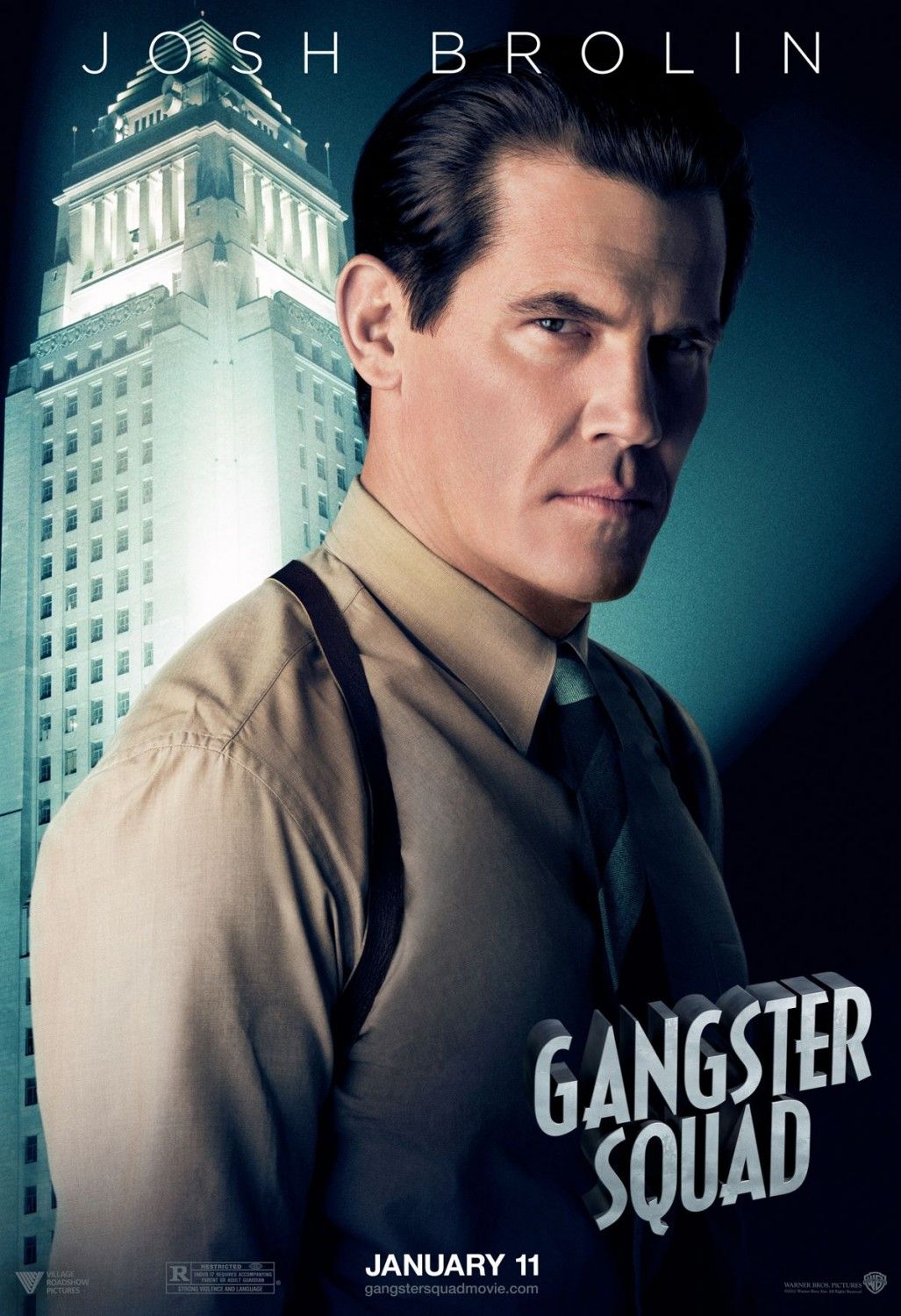 Gangster Squad Character Poster 2