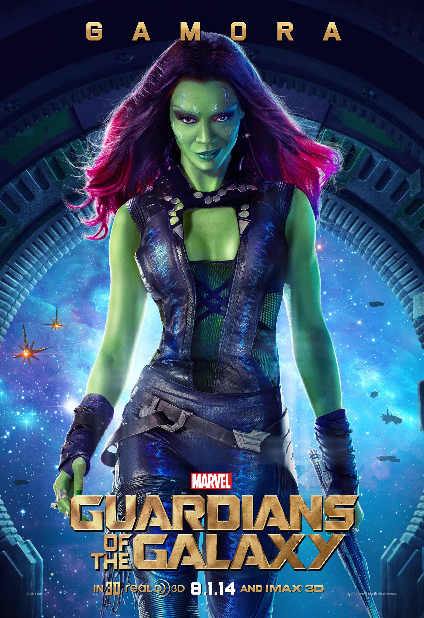 Guardians of the Galaxy Gamora Character Poster