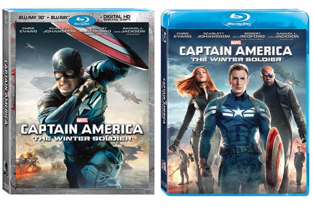 Captain America The Winter Soldier Blu-ray art #1