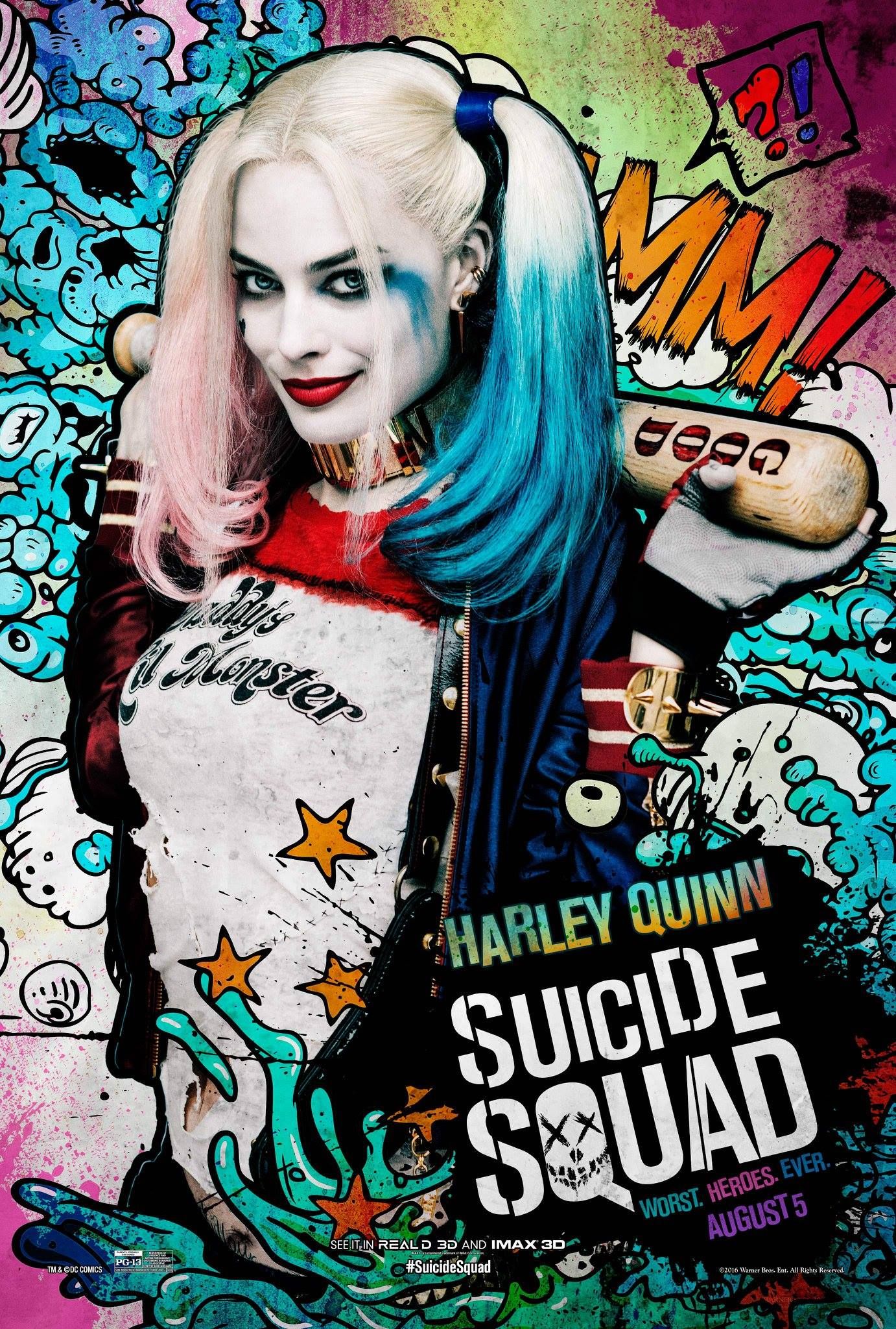 Suicide Squad Harley Quinn Comic Poster