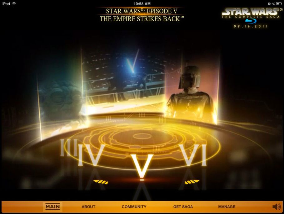 Star Wars Blu-ray: Early Access App Screenshot #1